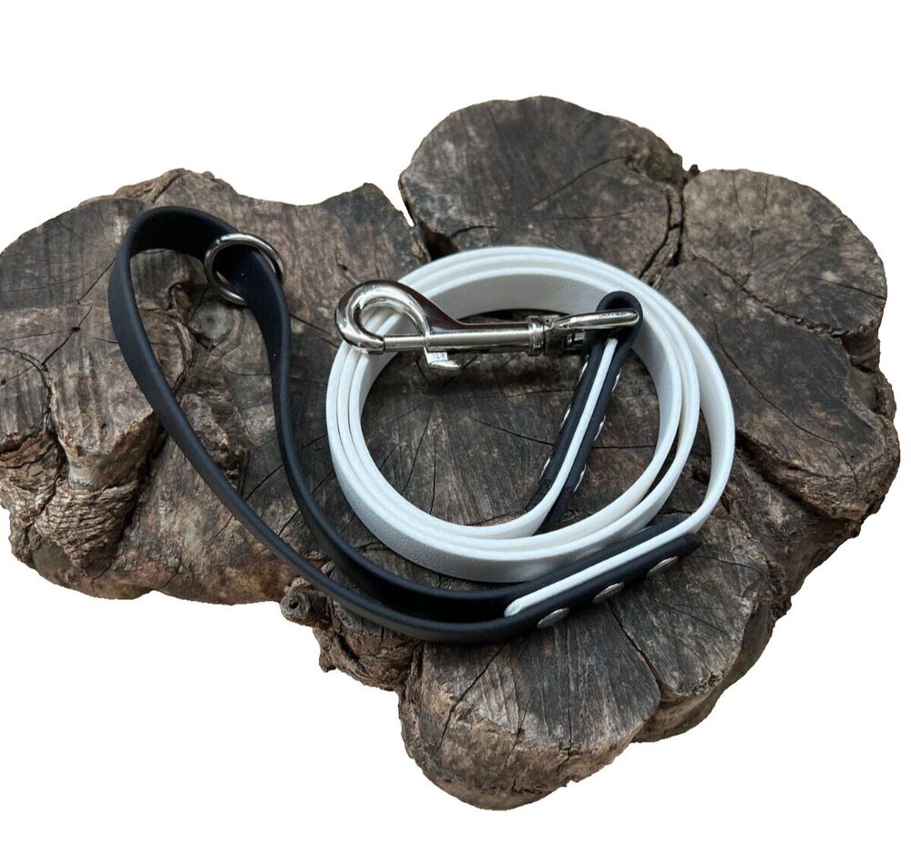 3.5’ Biothane Deluxe Dog Leash - 5/8" width - waterproof, stink proof USA Made